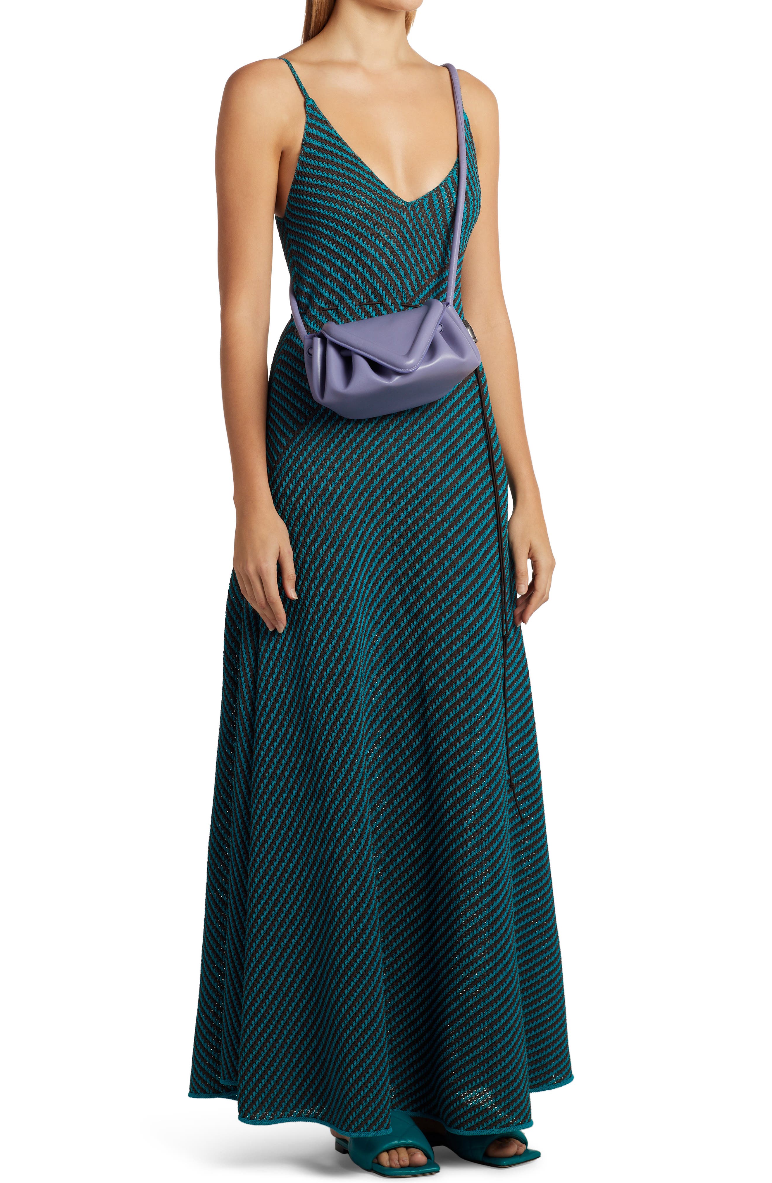 Bottega Veneta Small Beak Triangle Flap Leather Shoulder Bag, Alternate, color, 