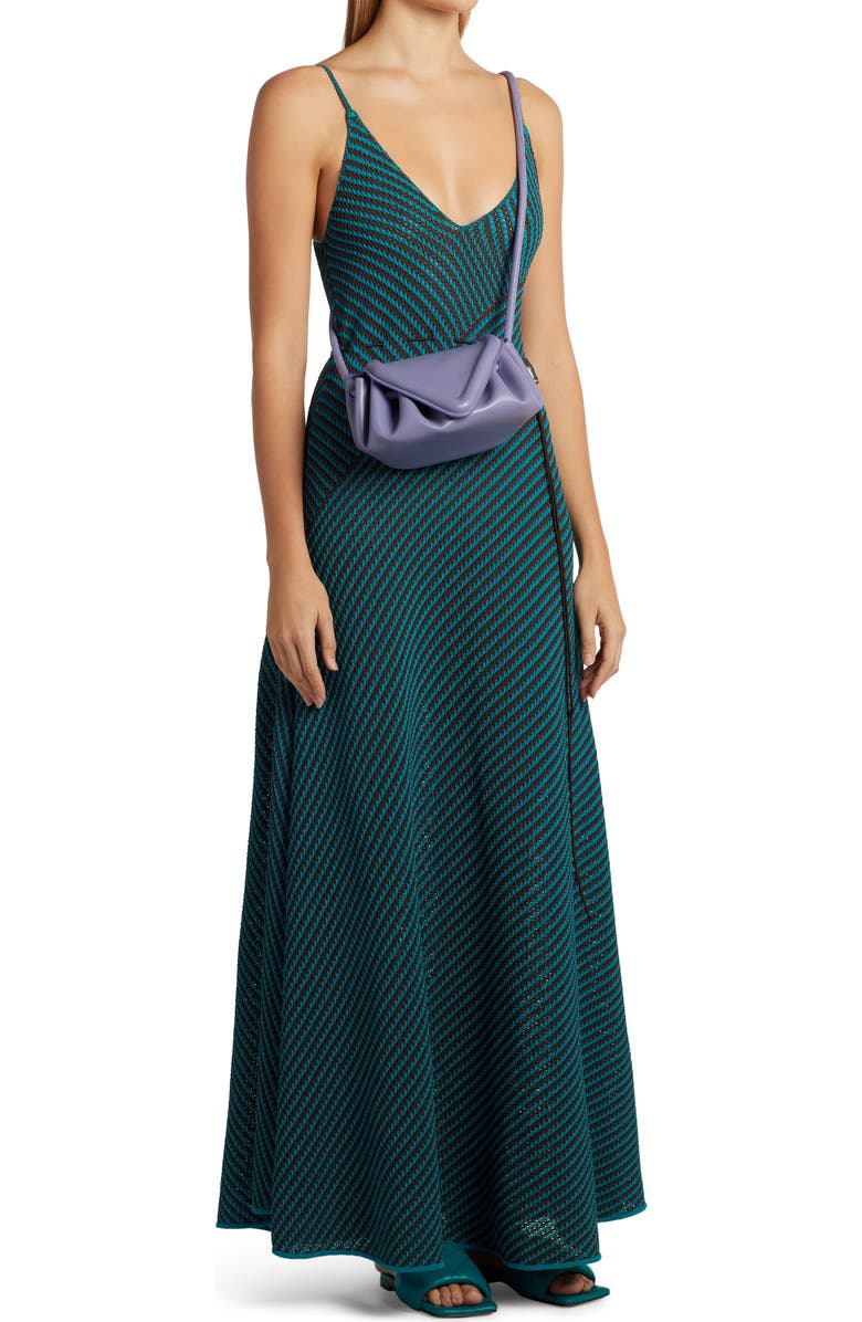 Bottega Veneta Small Beak Triangle Flap Leather Shoulder Bag, Alternate, color,