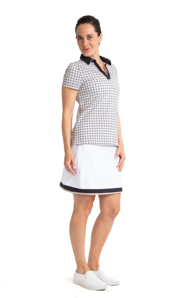 KINONA Classic & Fantastic Check Short Sleeve Golf Top, Alternate, color, 