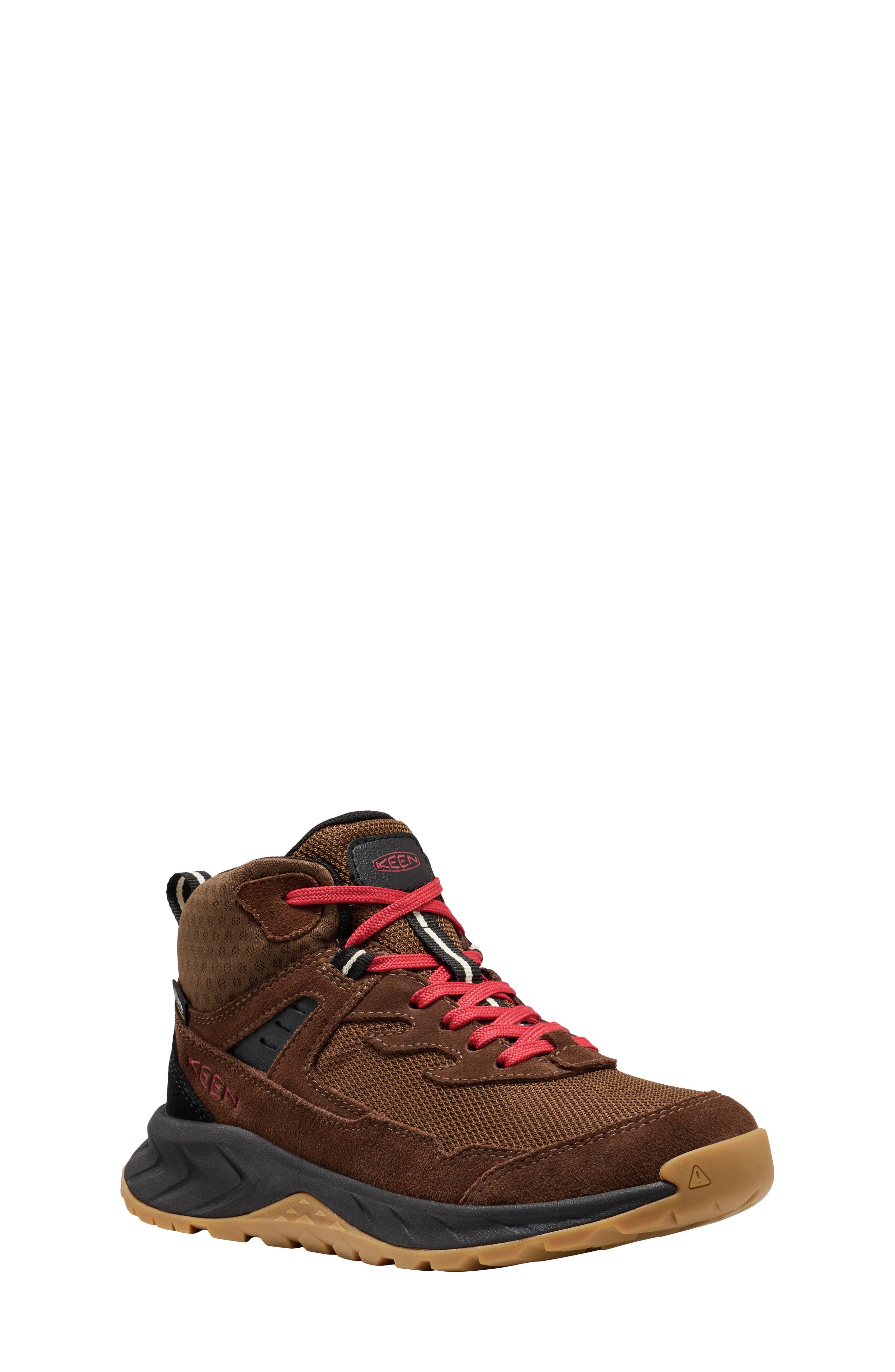 Kids' Hightrail Waterproof Hiking Sneaker, Main, color, DARK EARTH/ GARNET