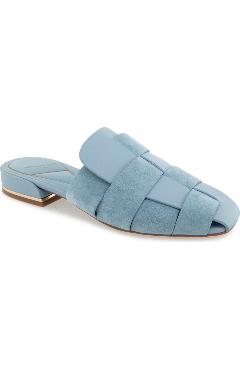 Kenneth Cole Faina Mule, Main, color, Sky Blue Leather