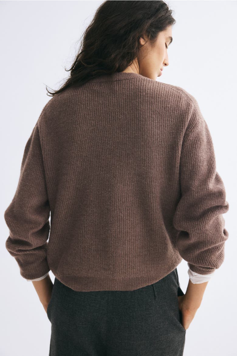 Sweater, Alternate, color, Dark taupe