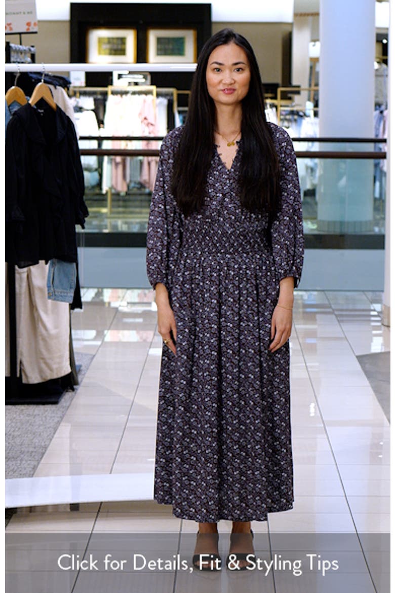 madewell midi dress Stephanie Ideal for any dressier occasion Madewell Zip-Front Flutter-Sleeve Midi Dress