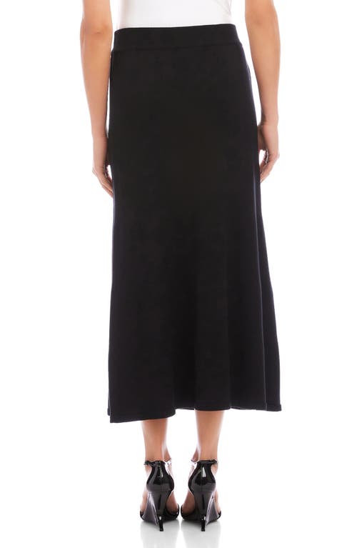 Karen Kane Sweater Midi Skirt In Black