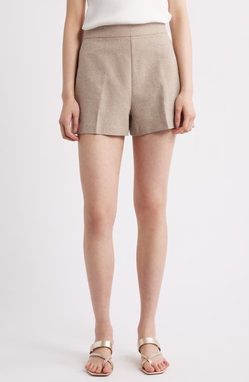 Kobi Halperin Eryx Wide-leg Tweed Shorts In Beige
