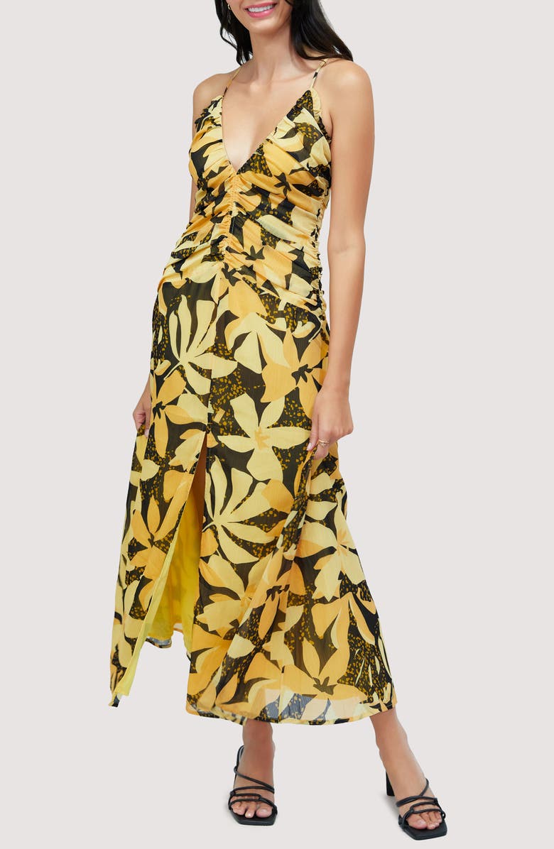 Lost + Wander Dusk till Dawn Floral Maxi Sundress, Main, color, 