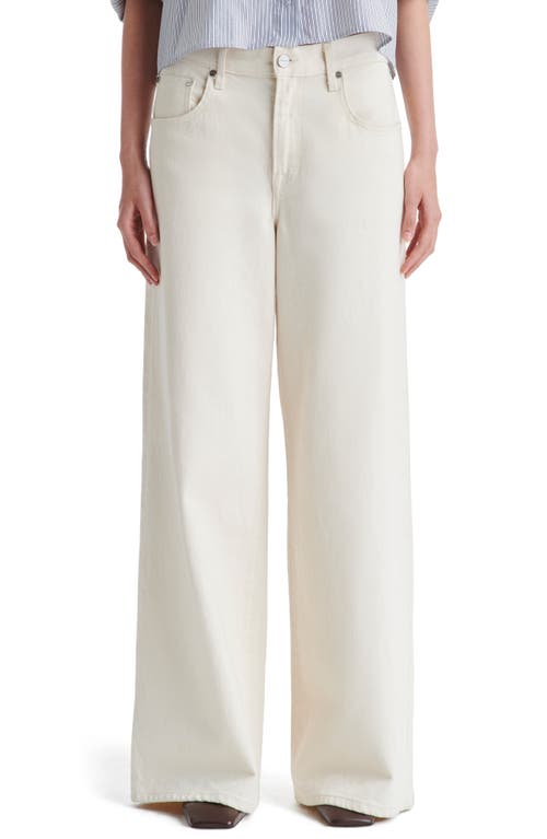 TWP Tiny Dancer Denim Wide Leg Jeans in Natural 