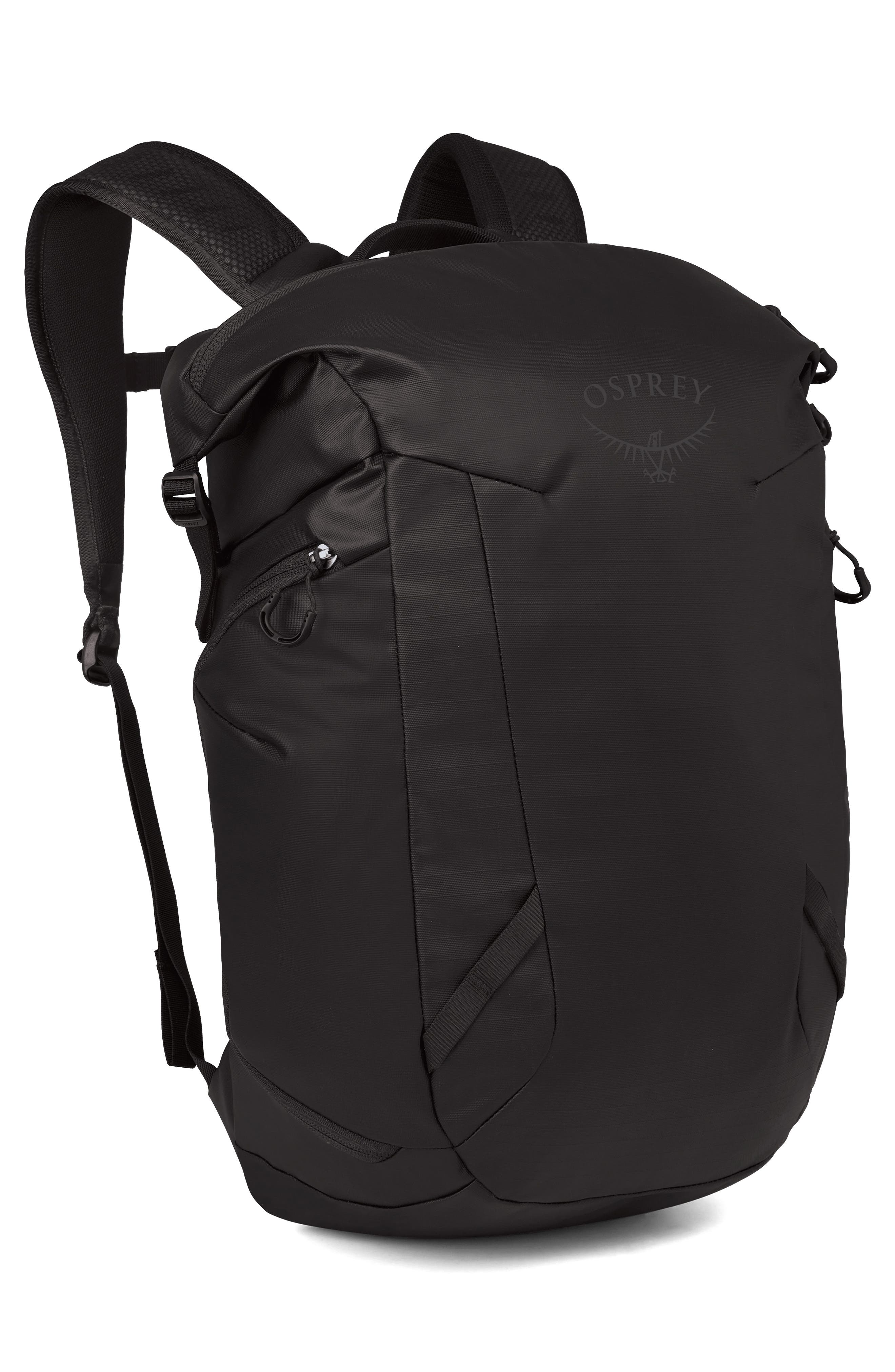 Osprey Transporter 22-Liter Zinch Backpack, Alternate, color, Raven Black/Black