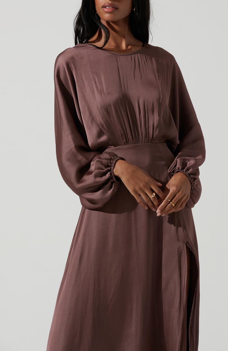 ASTR the Label Marin Long Dolman Sleeve Dress, Alternate, color, 