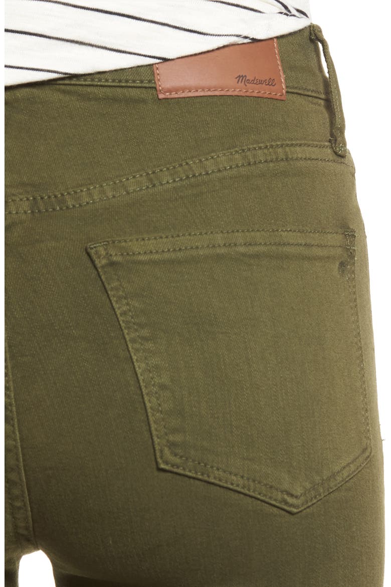 High Waist Skinny Jeans, Alternate, color, WEATHERED OLIVE