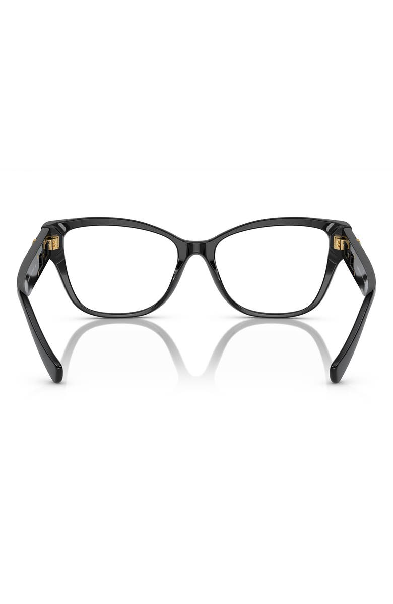 Versace 52mm Pillow Optical Glasses, Alternate, color,