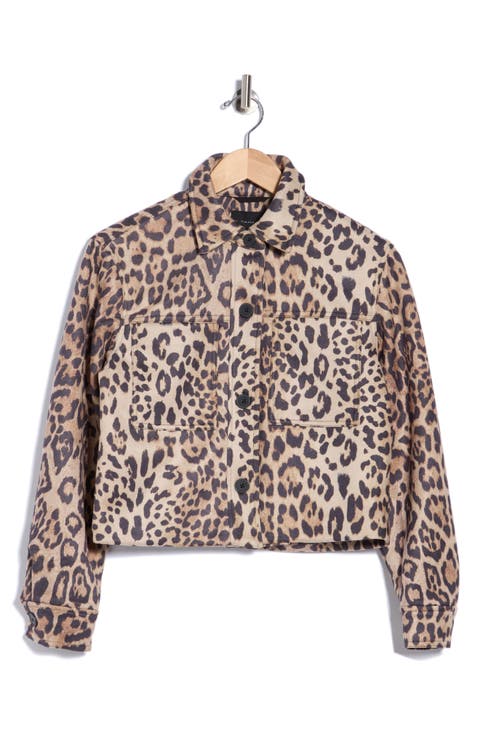 Crop Faux Suede Jacket