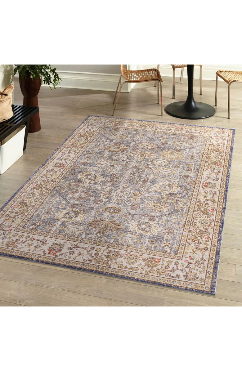 JONATHAN Y Alba Modern Faded Peshawar Area Rug, Alternate, color, Gray/Ivory