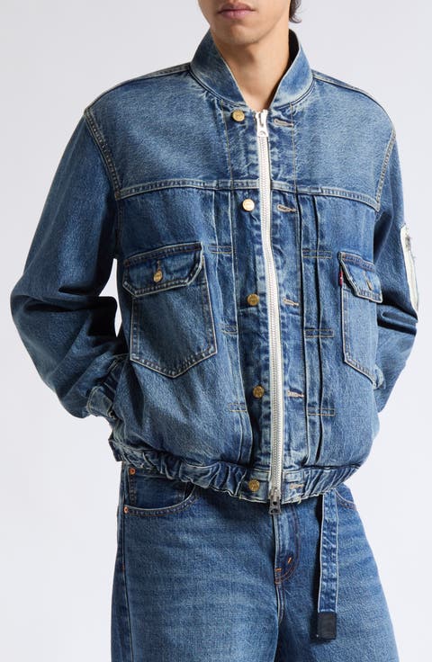 Denim Bomber Jacket