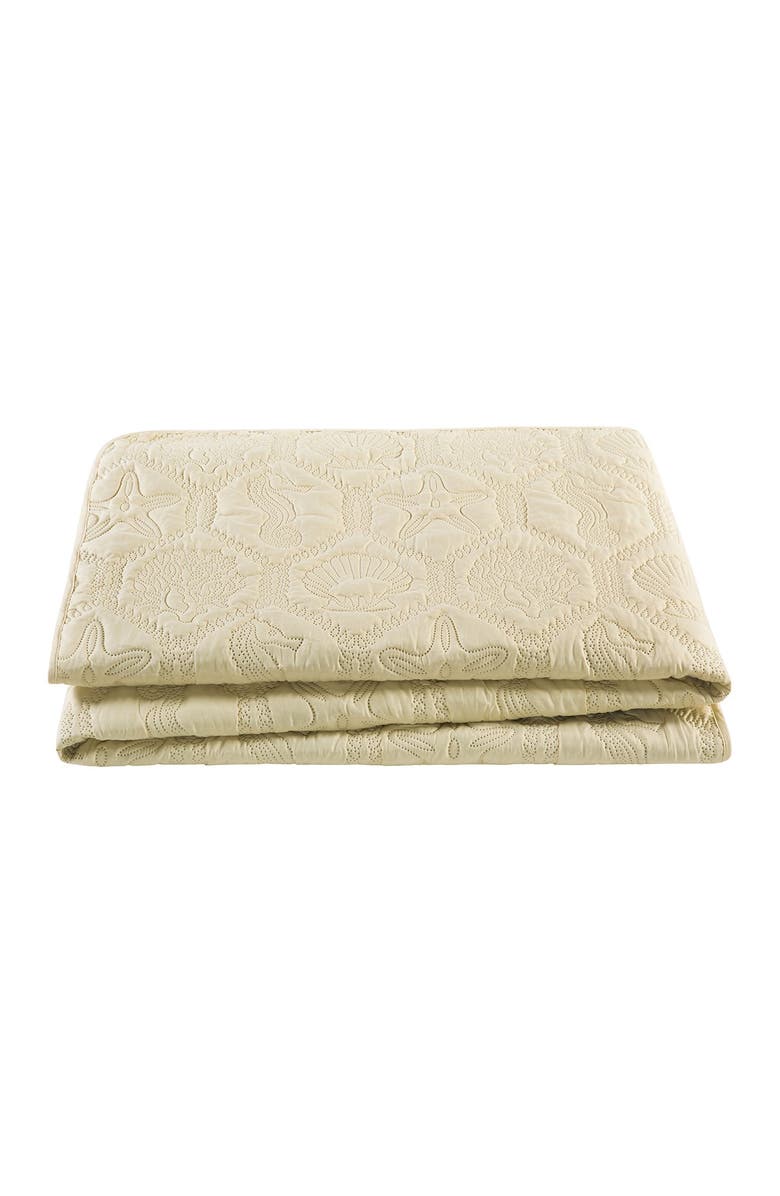 VCNY HOME Shore Embossed Quilt Set - King, Alternate, color, Tan