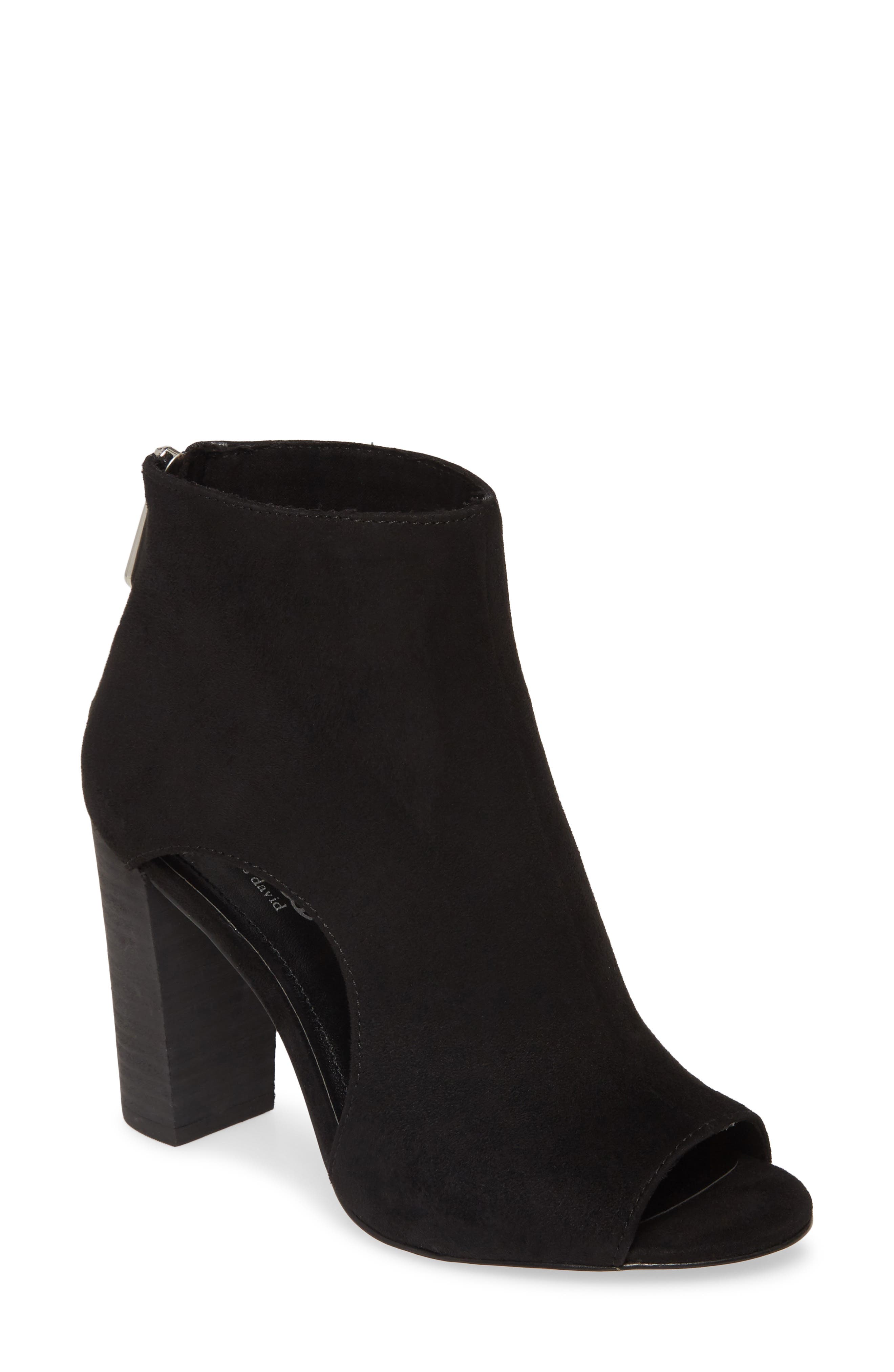 Charles by Charles David Fable Cutout Open Toe Bootie, Main, color, 