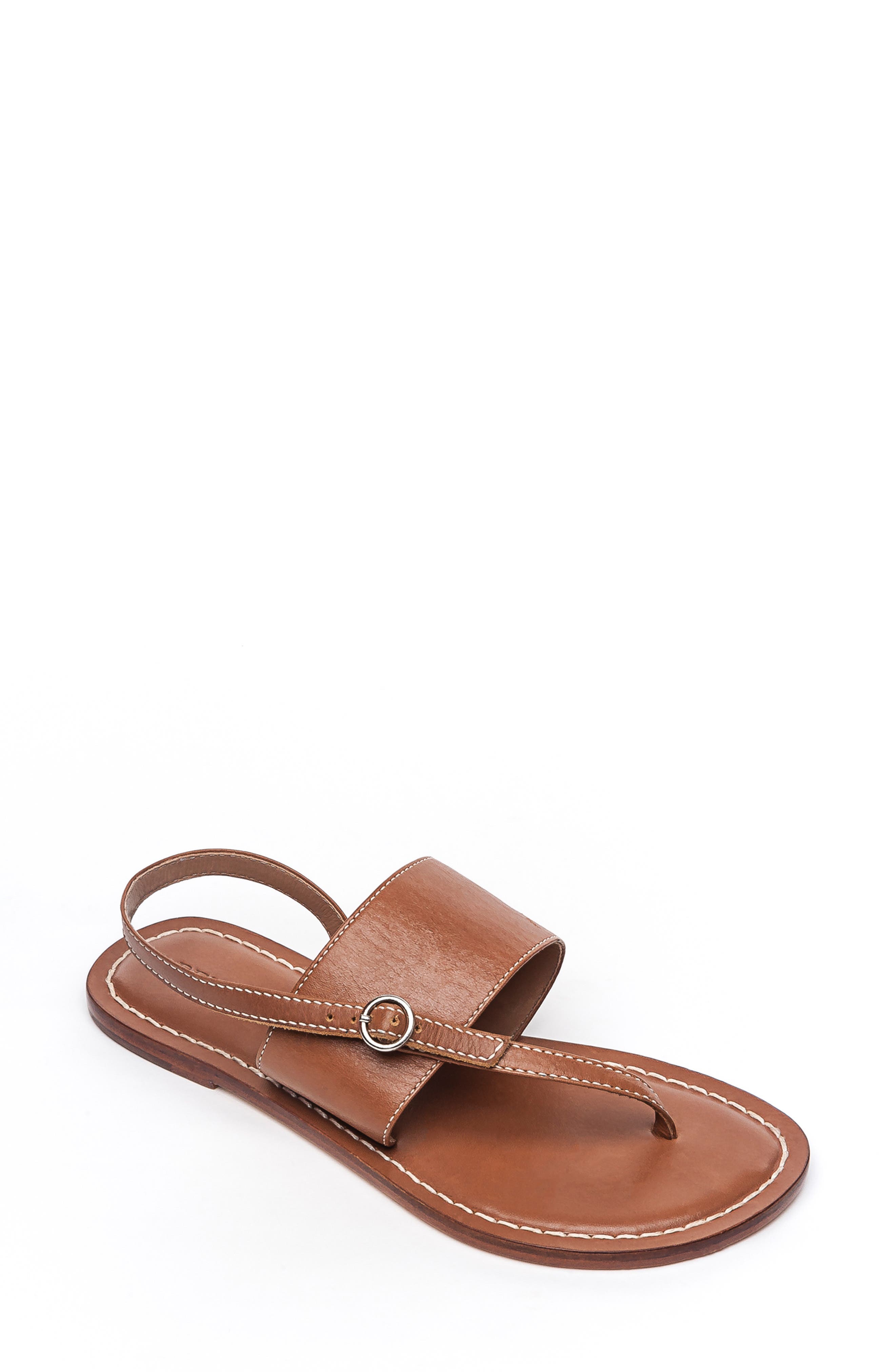 Meg Thong Sandal, Main, color, LUGGAGE ANTIQUE LEATHER