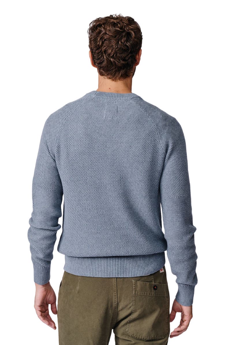 Aubin Norton Textured Crew Neck Jumper, Alternate, color, Pale Blue