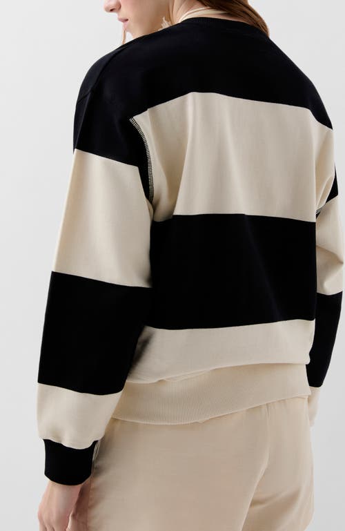 Scalpers Stripes Sweater In Black