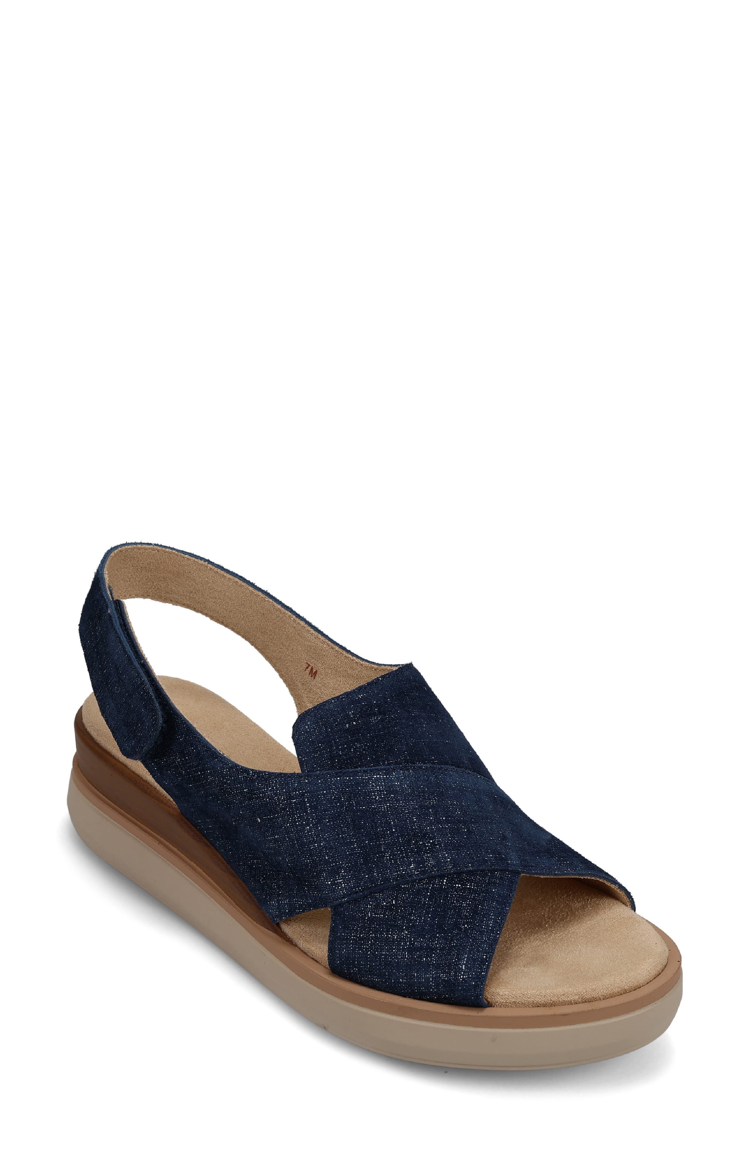 Hydra Sandal, Main, color, JEANS