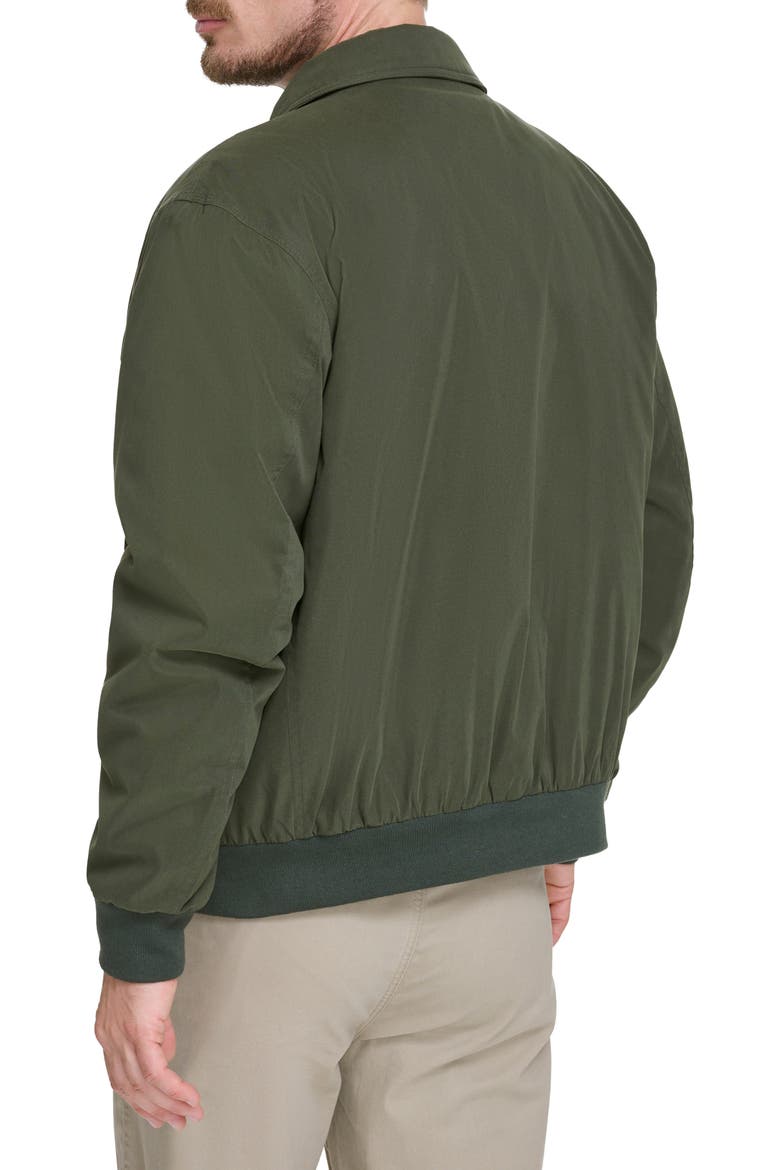 Microtwill Bomber Jacket, Alternate, color, OLIVE
