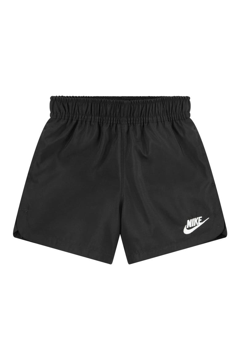 Kids' Woven Athletic Shorts, Main, color, BLACK