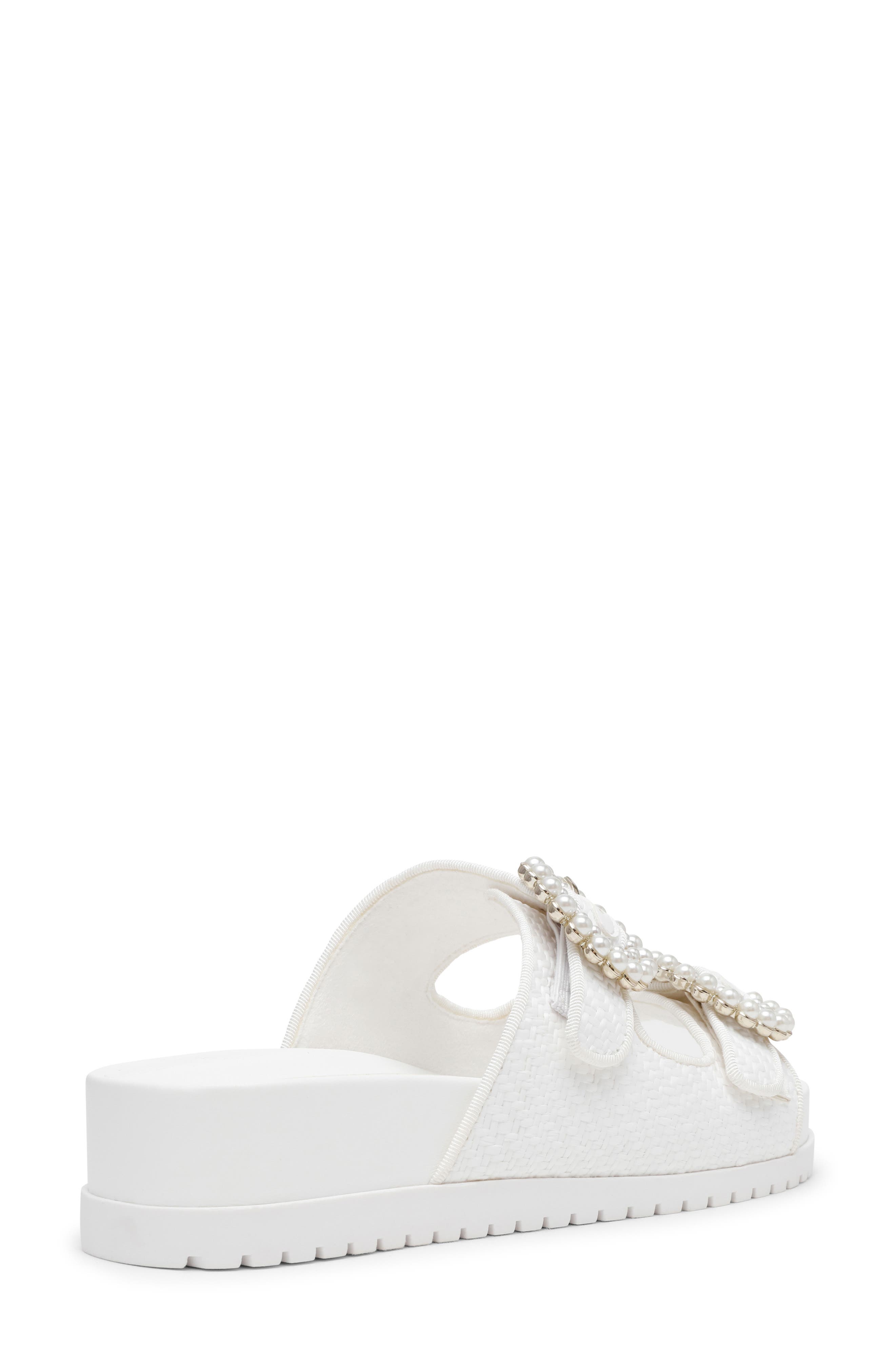 Anne Klein Happy Platform Slide Sandal, Alternate, color, 