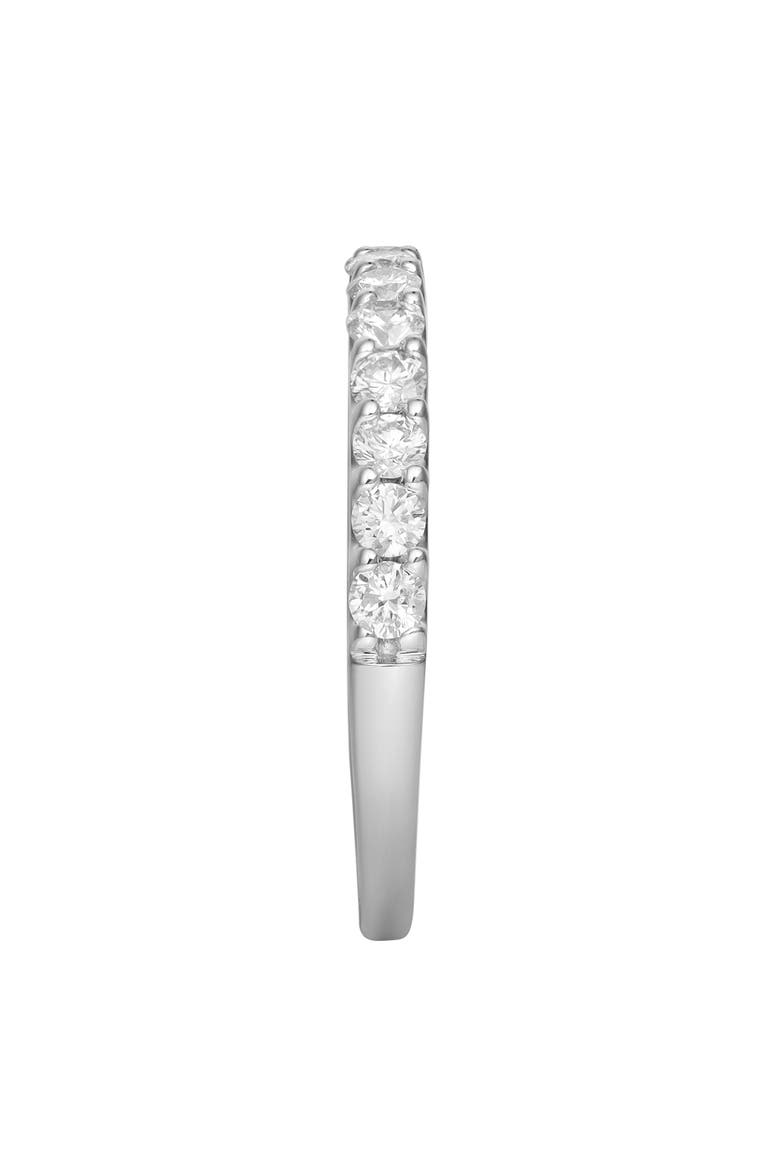 Francesca 14K Gold Round Diamond Studded Half Eternity Band Ring - 0.5cts, Alternate, color, 14K White Gold