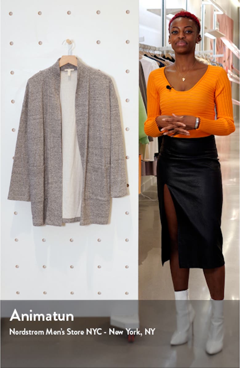 Shawl Collar Organic Cotton Jacket, sales video thumbnail