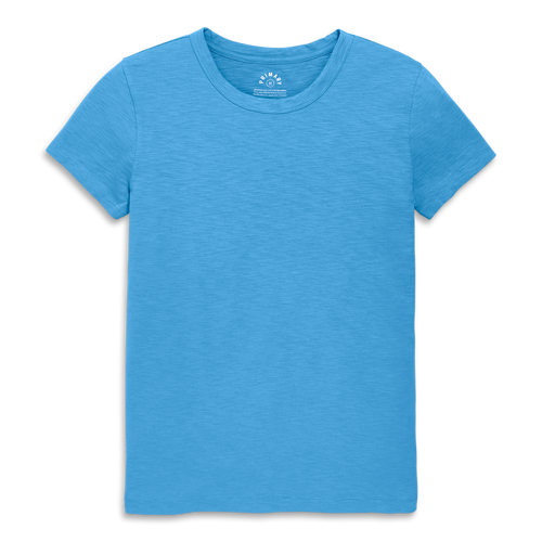 Primary Adult Classic Slub Crewneck Tee In Blue