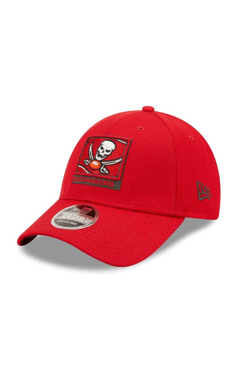 New Era Men's New Era Red Tampa Bay Buccaneers Framed AF 9FORTY Snapback Hat, Main, color, Red