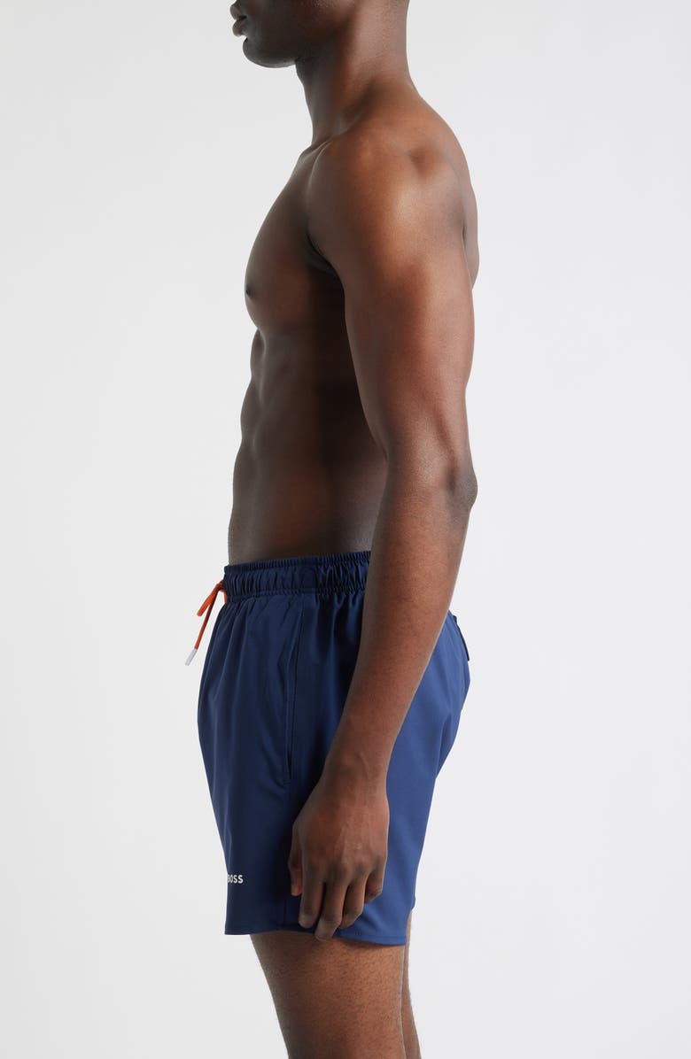 BOSS Tio Swim Trunks, Alternate, color, Navy