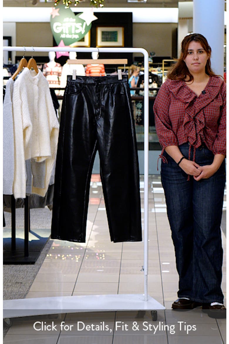 The Half Pipe Flood High Waist Coated Leather Pants video