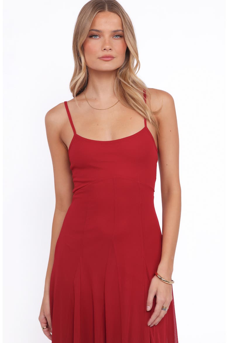 Robbie Maxi Dress, Alternate, color, RED