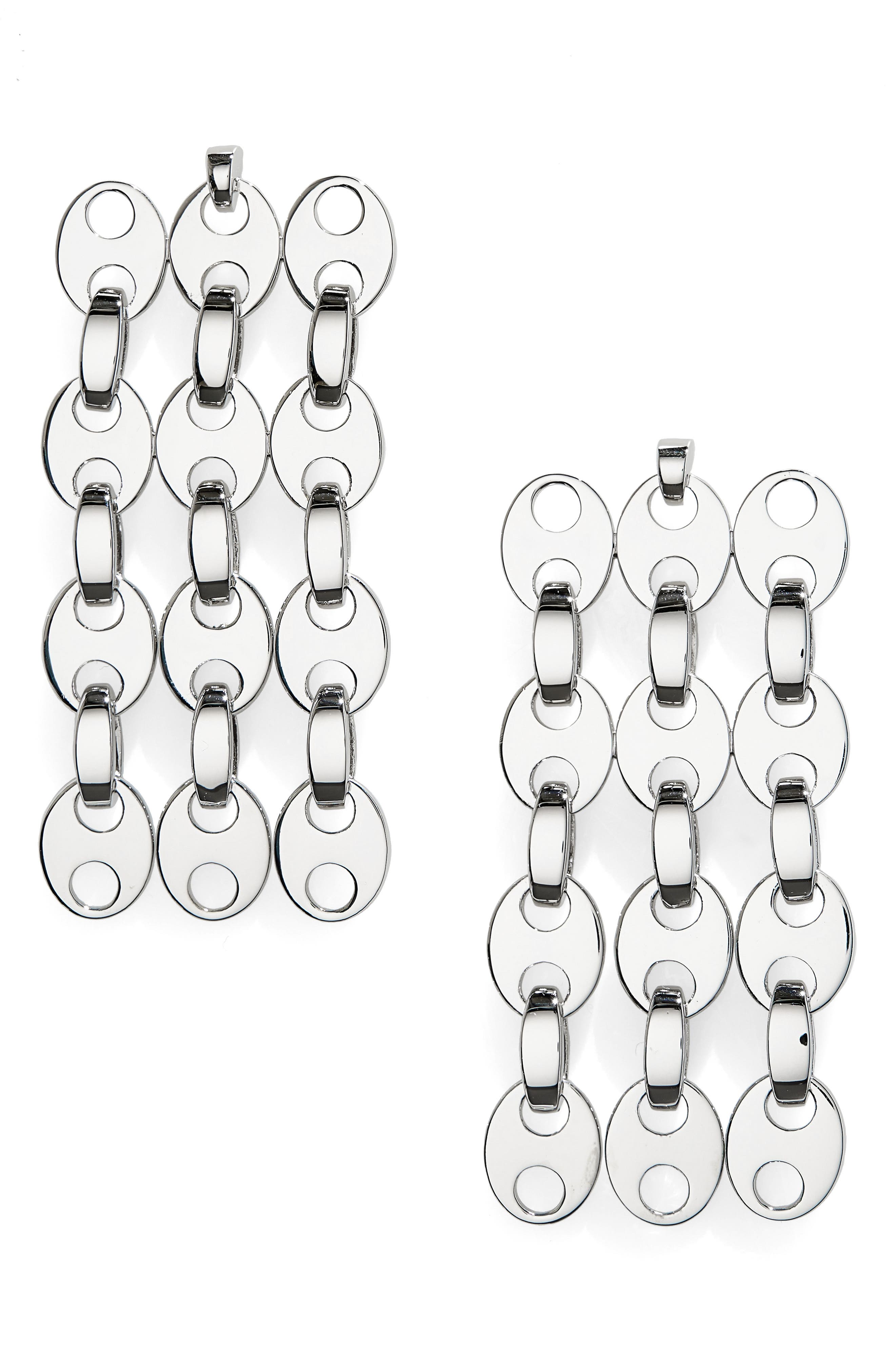 Rabanne Eight Nano Three-Column Earrings (Women) | Nordstrom