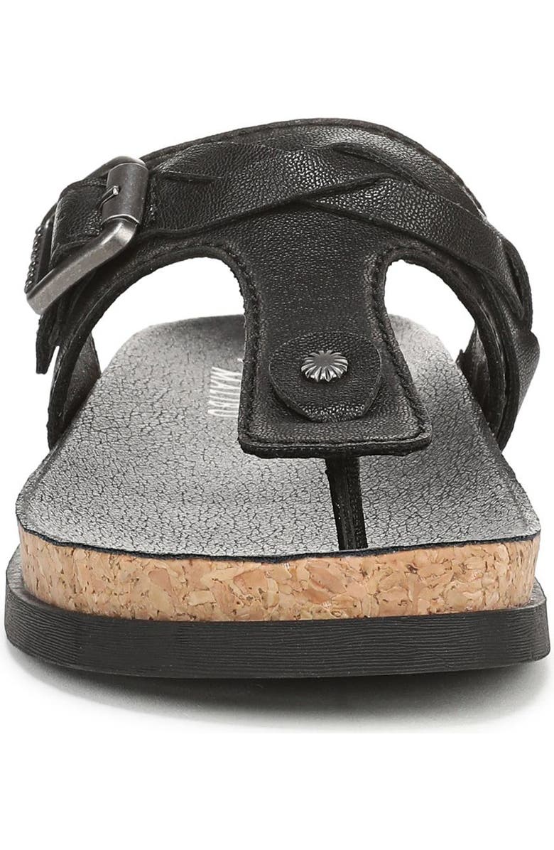 Blowfish Malibu Lakeshore Slide Sandal, Alternate, color, Black Faux Leather