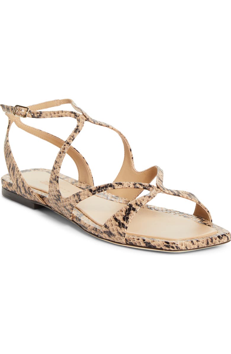 Jimmy Choo Ayla Strappy Sandal, Main, color, Chai