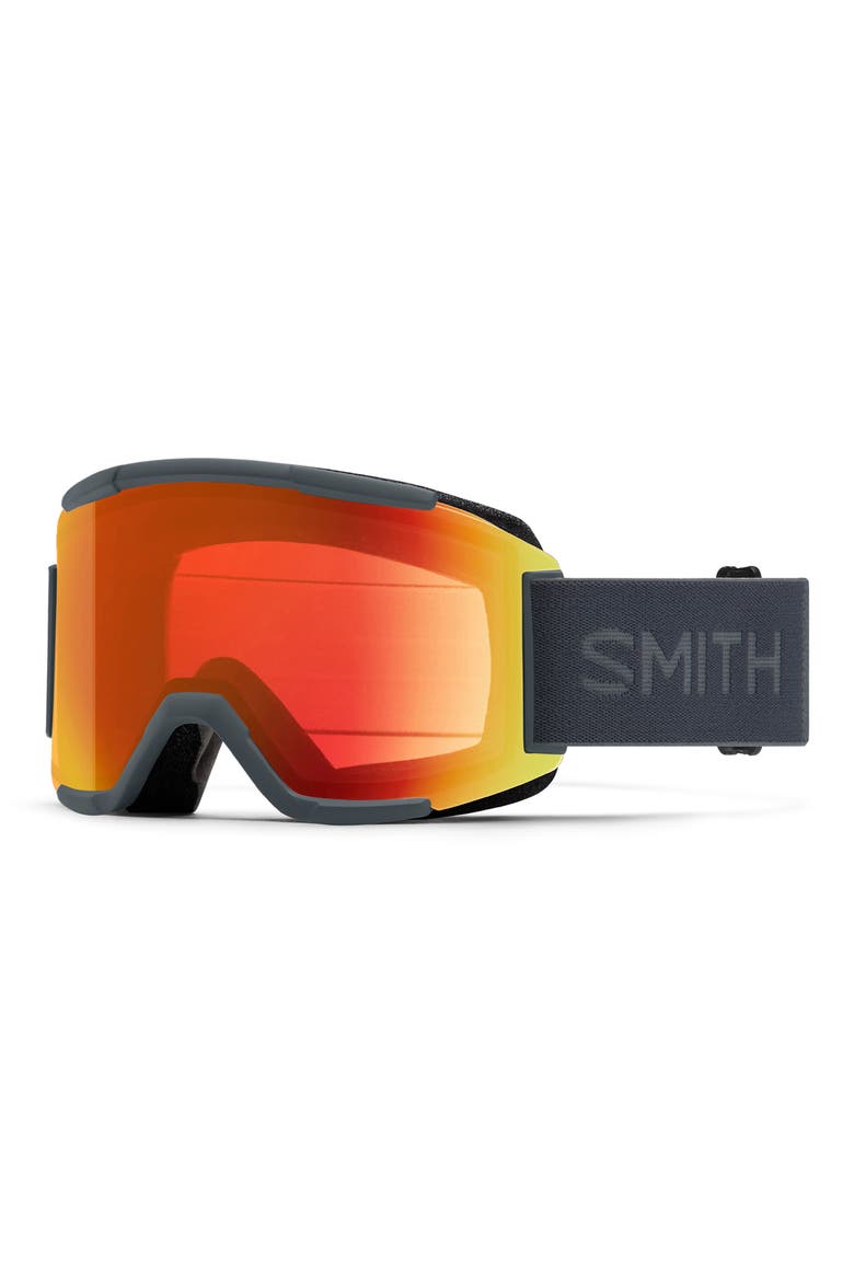 Squad 203mm ChromaPop™ Snow Goggles, Main, color, SLATE / CHROMAPOP RED MIRROR