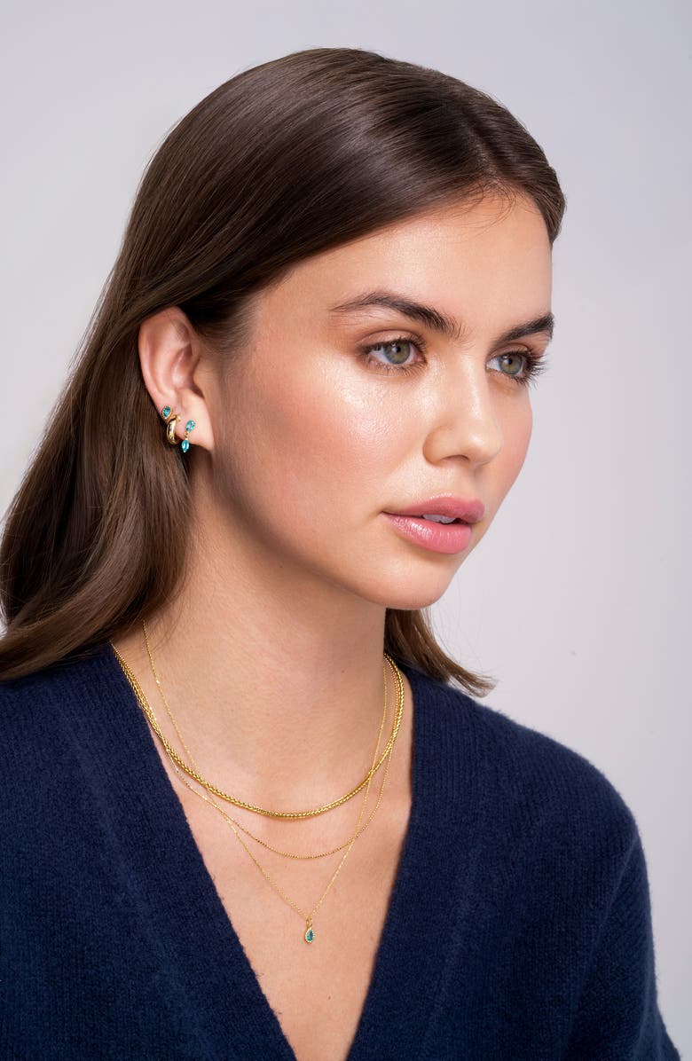 Bony Levy Paraiba Topaz Drop Earrings, Alternate, color, 14K Yellow Gold