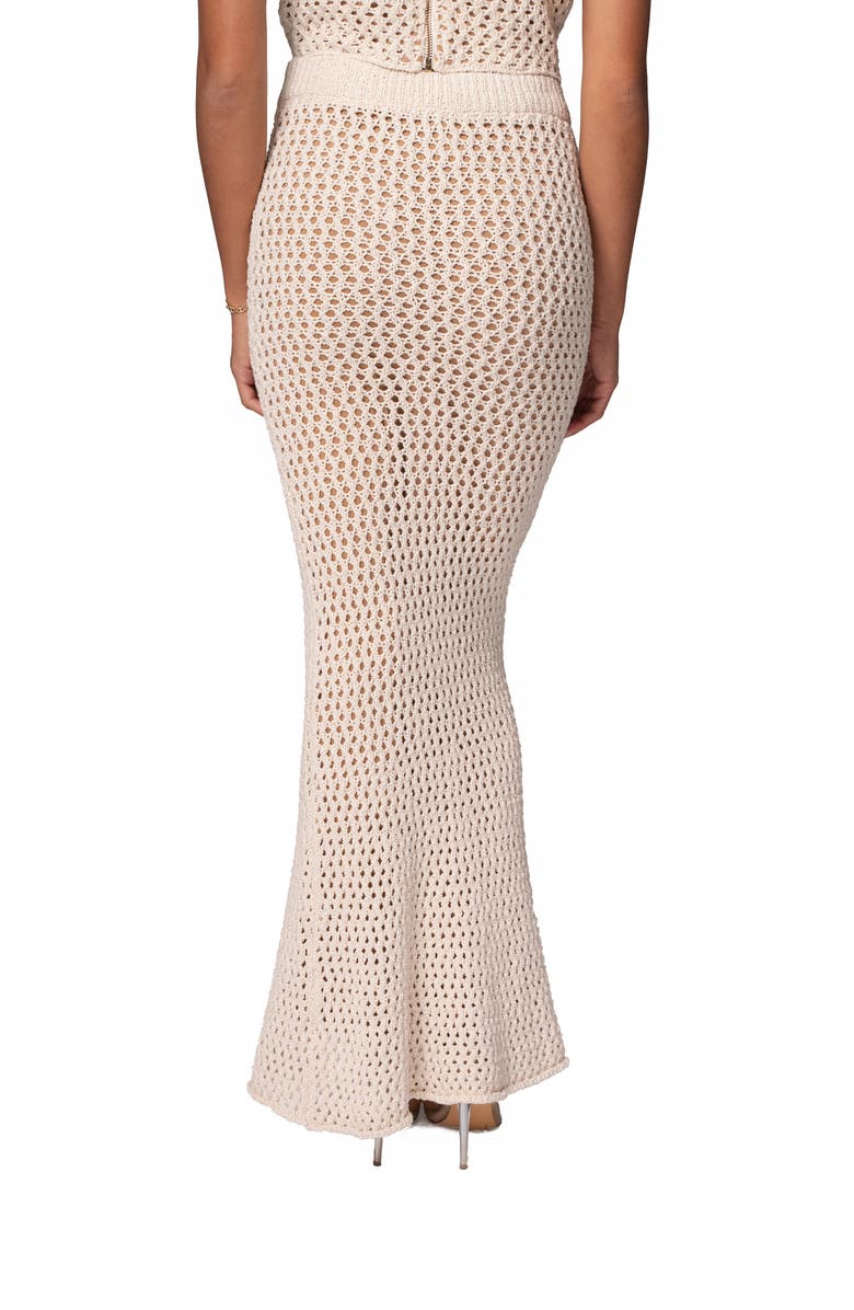 JLUXLABEL Cotta Sea Depths Crochet Maxi Skirt, Alternate, color,