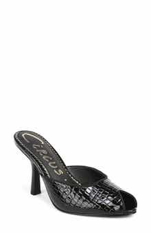 Glenda Peep Toe Slide Sandal