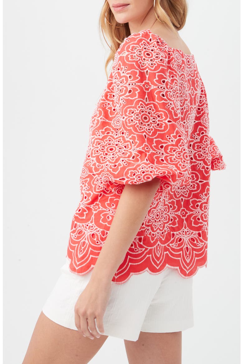 Veil 2 Top, Alternate, color, CAPRI CORAL/ WHITEWASH