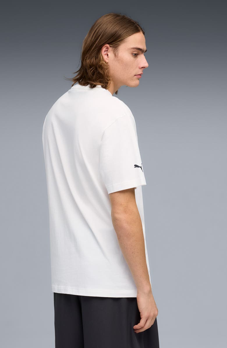 PUMA AMF1 Relaxed Fit Cotton Graphic T-Shirt, Alternate, color, Puma White
