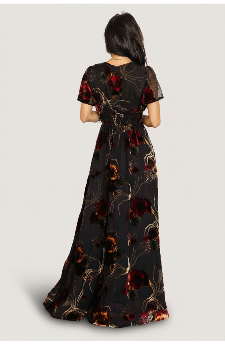 Baltic Børn Valen Maxi Dress, Alternate, color, Black Multi