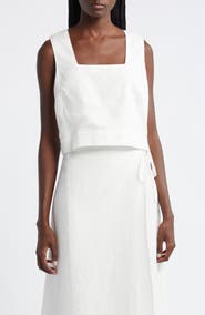 Rails Akira Linen Crop Tank