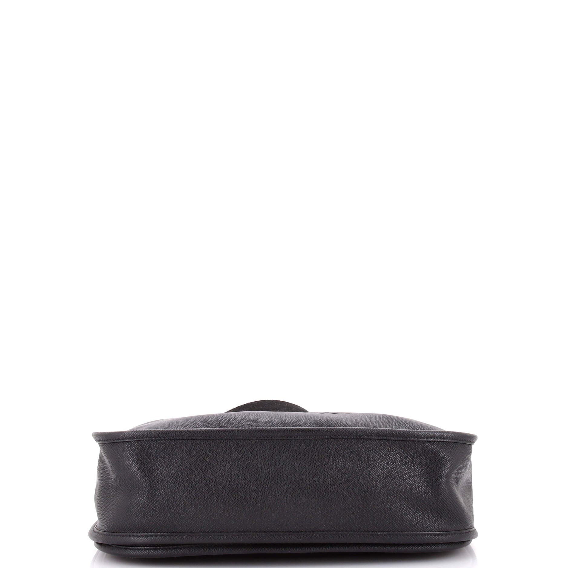 Pre-Owned Hermes Evelyne Bag Gen III Epsom GM, Alternate, color, Noir