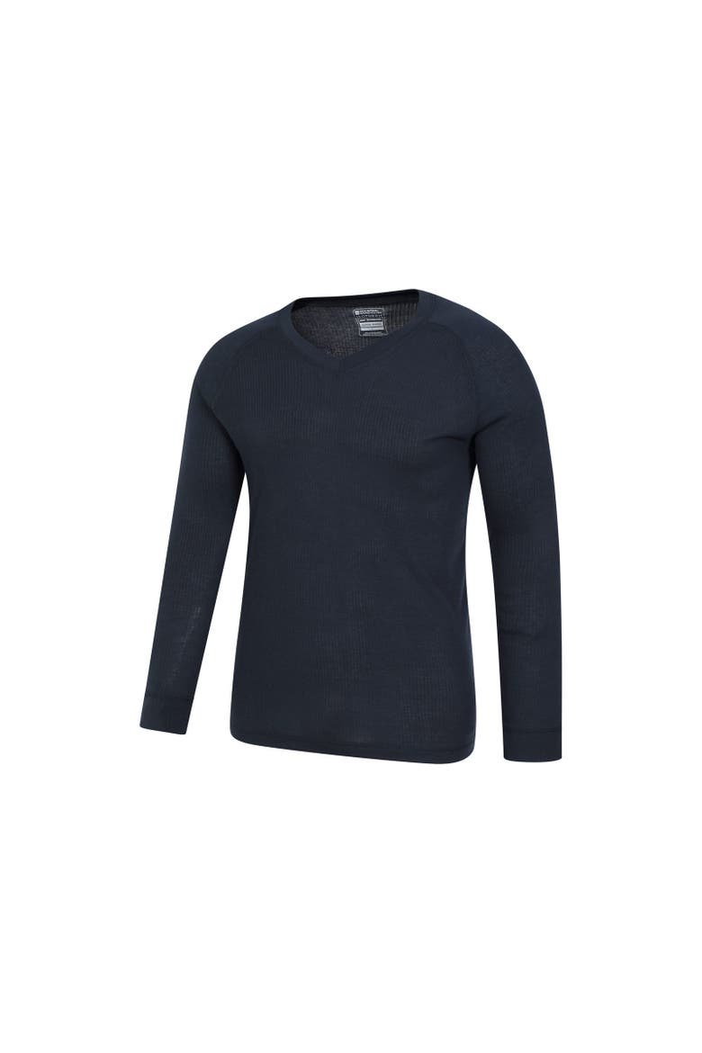 Talus V Neck Thermal Top, Alternate, color, Navy