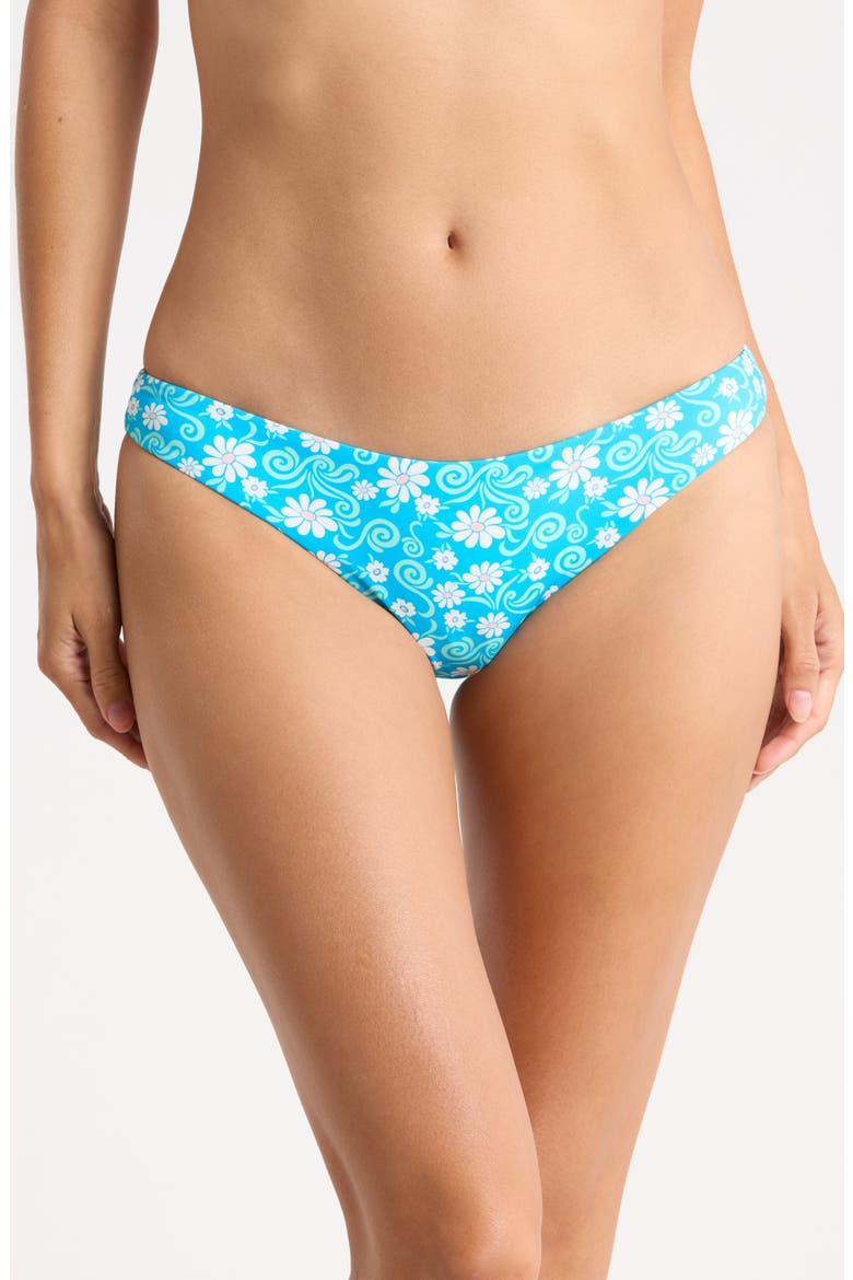 Nocturnal Floral Print Swim Briefs, Main, color, POOLSIDE
