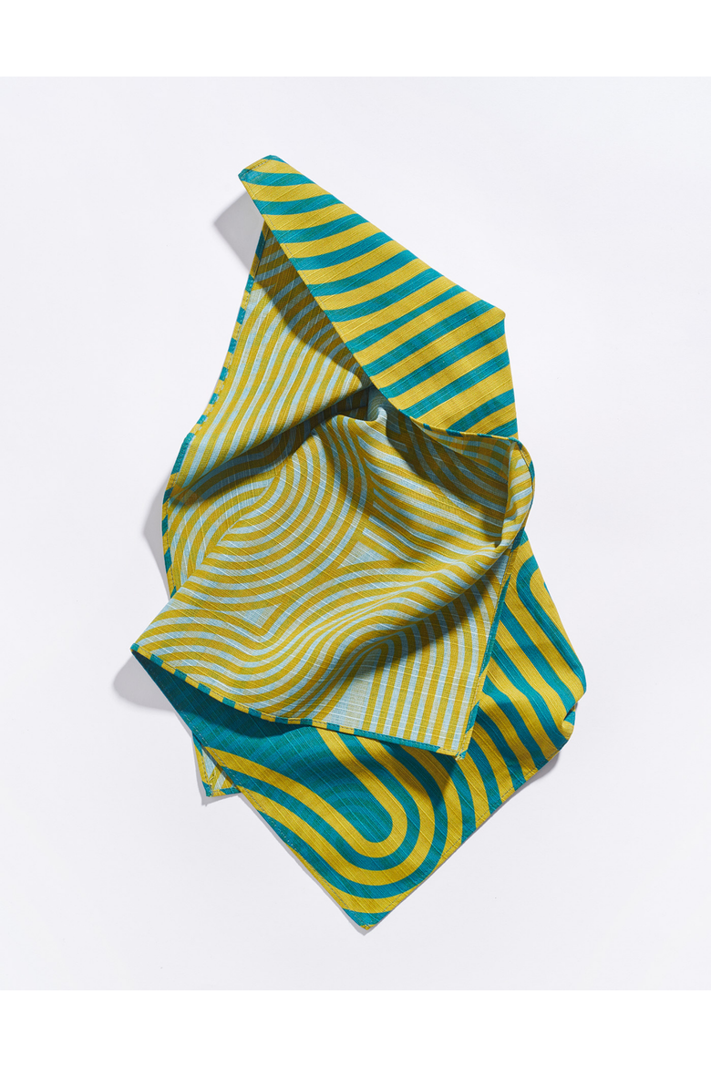 Comb Dinner Napkins - High Season Set of 4, Alternate, color, PERIDOT