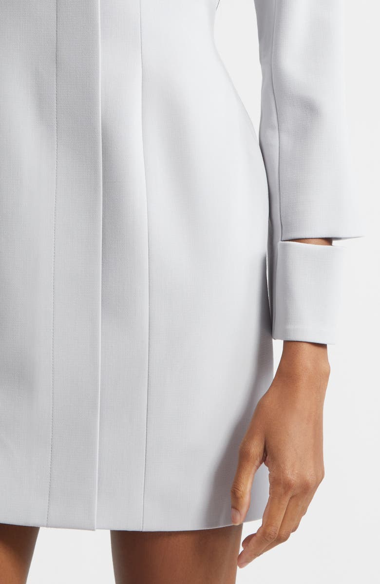 ISRAELLA KOBLA Tiphani Long Sleeve Minidress, Alternate, color, Light Grey